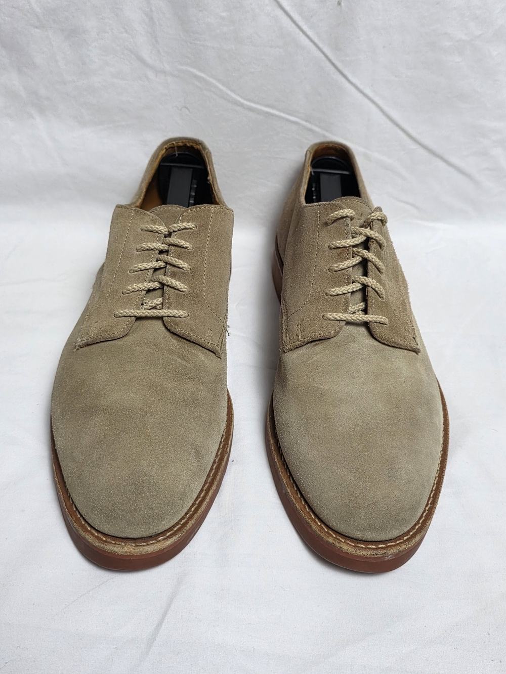 Vintage Polo Country Ralph Lauren Oxford Shoes Tan Suede Men's Size  11 B